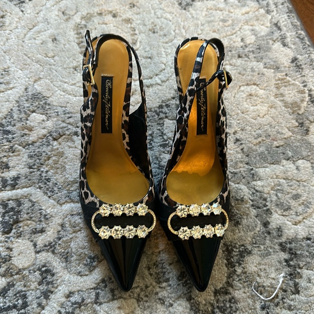 Beverly Feldman sling heels